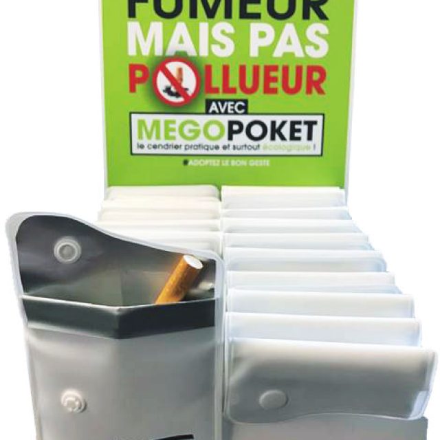 Cendrier de poche pour les buralistes