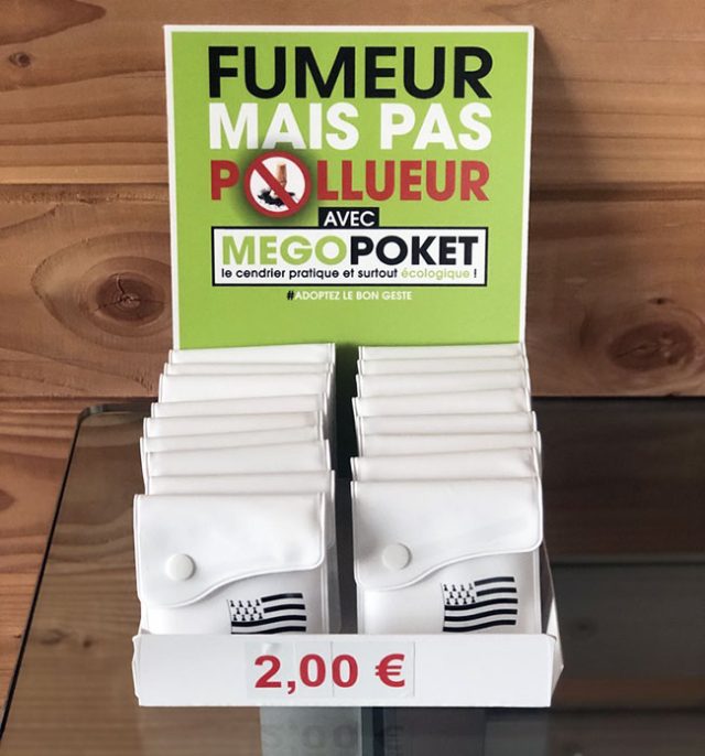 Cendrier de poche buraliste