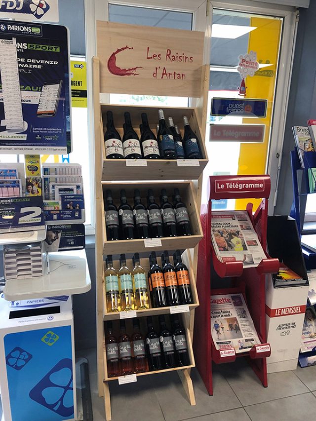 Présentoire les vins d'antan