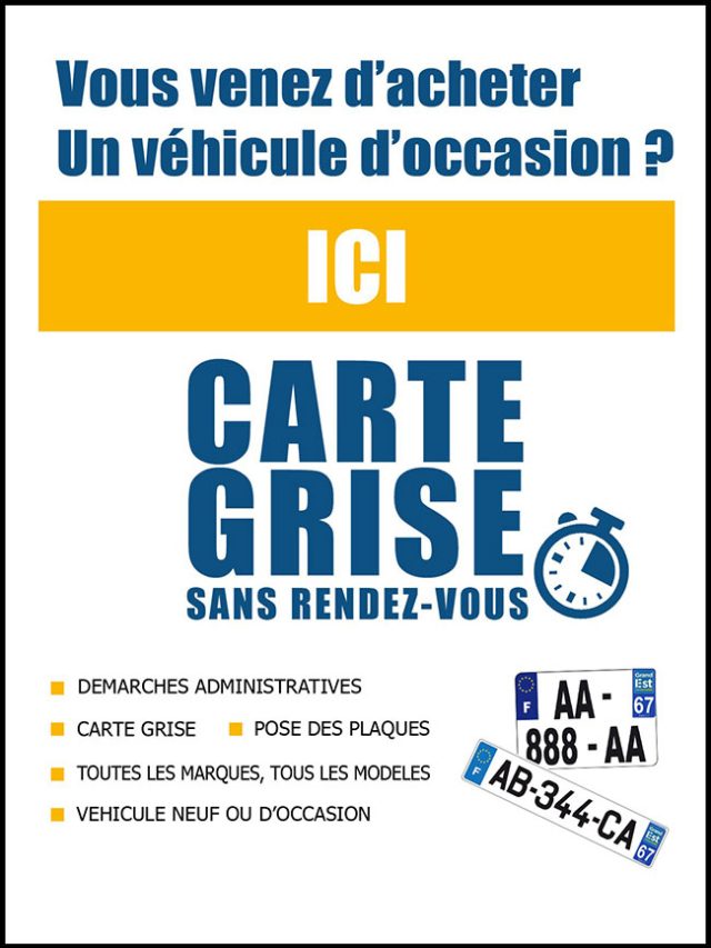 Service carte grise buraliste